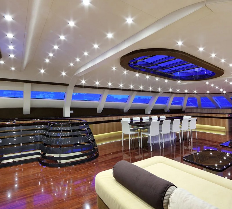 galaxy of happiness yacht interior